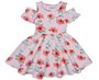 Vestido Feminino Infantil 1-3 Curto Esrampa Floral/Listras 1000073777 Carinhoso Rose