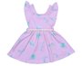 Vestido Feminino Infantil 4-8 Curto Estampa Folha 1000073788 Carinhoso Rosa
