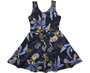 Vestido Feminino Infantil 4-8 Curto Estampa Folhagem 1000073928 Carinhoso Azul Marinho