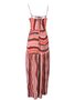 Vestido Longo De Alça Viscose Estampado Feminino 21.22.0087 Mosaico Terracota