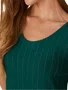 Vestido Midi Feminino Amplo Em Viscose 1000129581 Malwee Verde e Branco