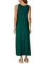 Vestido Midi Feminino Amplo Em Viscose 1000129581 Malwee Verde e Branco